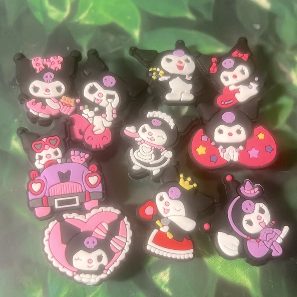 10 Kuromi Hello Kitty Croc Charms Shoe Charm Jibbit